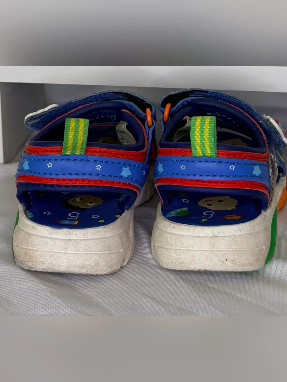 Kids' Blue & Red Sandals